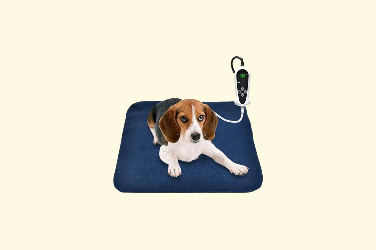 Tapis chauffant chien