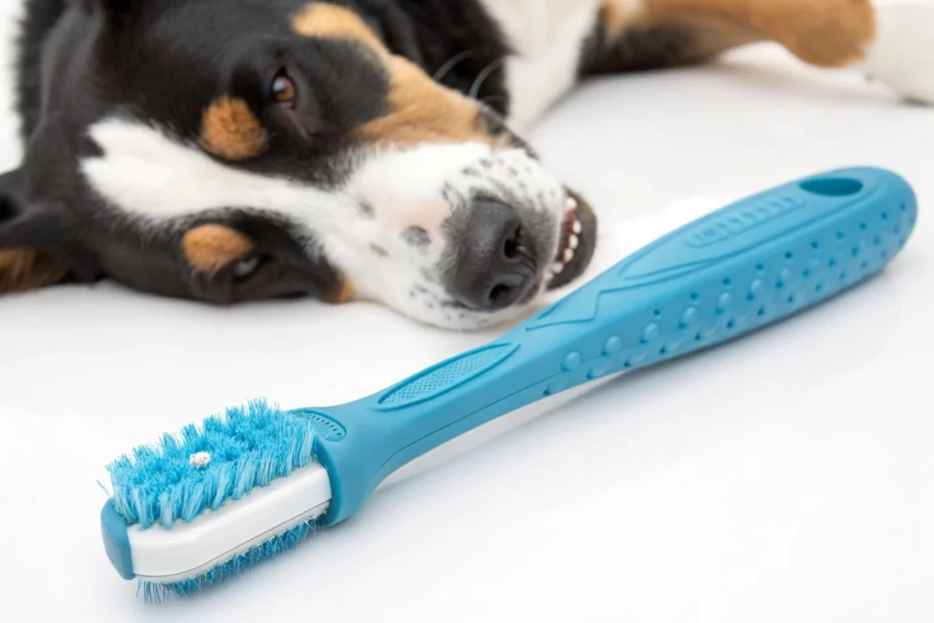 brosse à dent pour chien