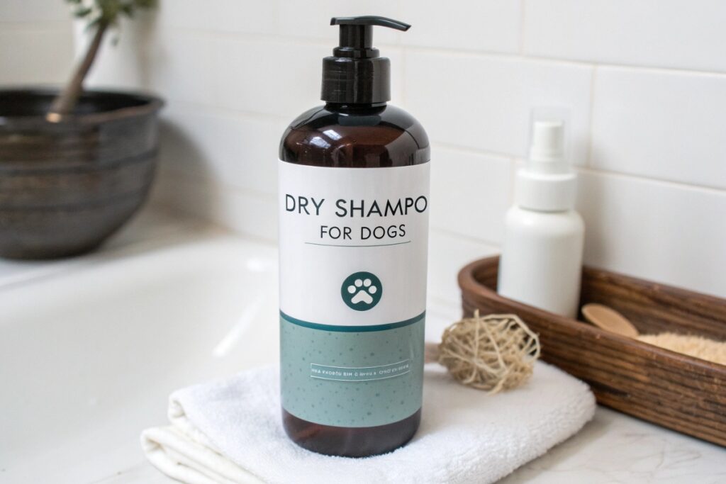 shampoing sec pour chien