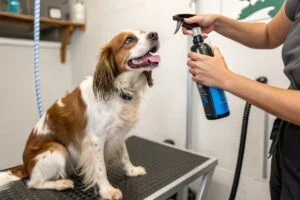 spray démêlant chien