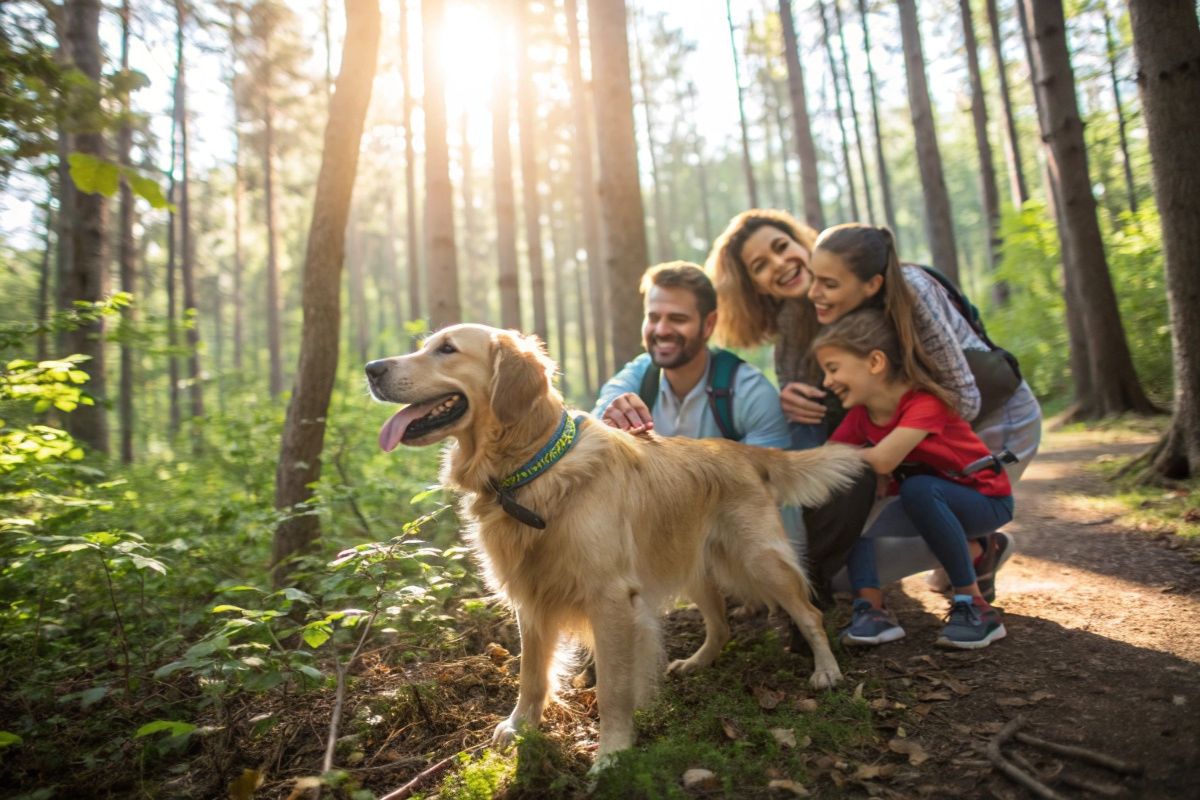 ls perdent leur chien en pleine forêt... et le retrouvent grâce à un collier GPS !