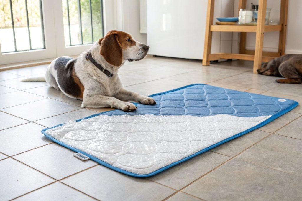 Tapis rafraichissant chien