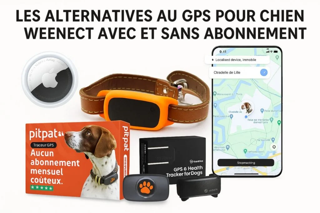Alternatives GPS chien Weenect