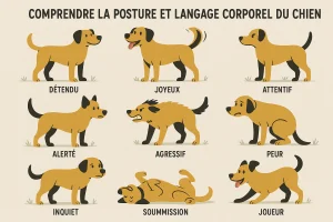 Comprendre la posture et langage corporel du chien : guide complet sur l’interprétation des signaux