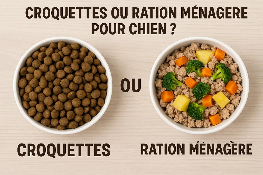 croquettes ou ration ménagère pour chien ?
