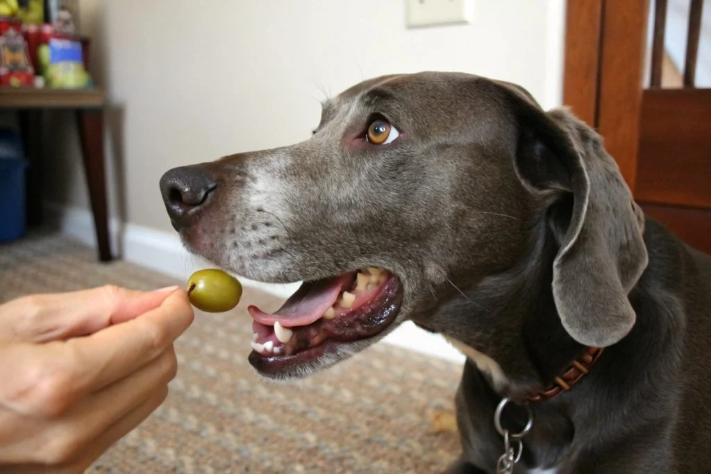 Votre chien a volé une olive à l'apéritif : faut-il s'inquiéter ?