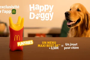 Offre McDonald's France jouet pour chien : la révolution fast-food canine Happy dog