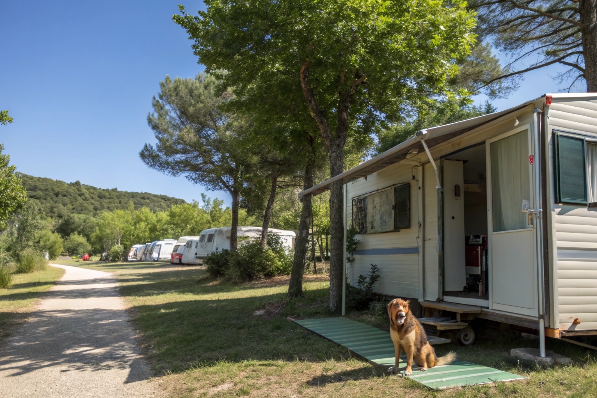 Camping l'Orangerie de Lanniron (Bretagne) : un 5 étoiles pour les chiens en bord d'Odet