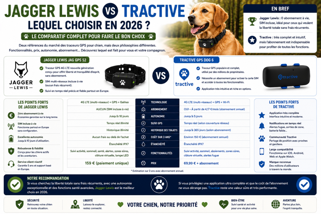 Jagger lewis vs Tractive