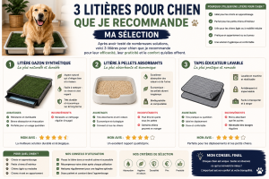 3 litières pour chien que je recommande : ma sélection