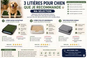3 litières pour chien que je recommande : ma sélection