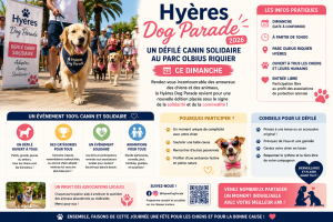 Hyères Dog Parade 2026 : un défilé canin solidaire au parc Olbius Riquier ce dimanche