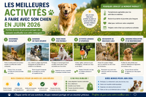 Les meilleures activités à faire avec son chien en juin