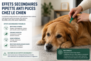 Effet secondaire pipette anti puce chien