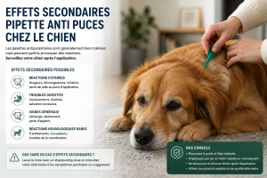 Effet secondaire pipette anti puce chien