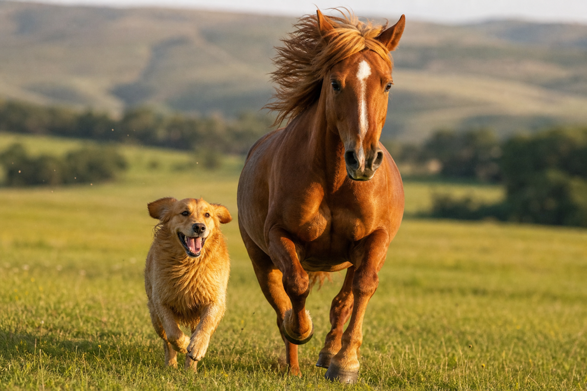 Mon chien a peur des chevaux : comprendre et désensibiliser